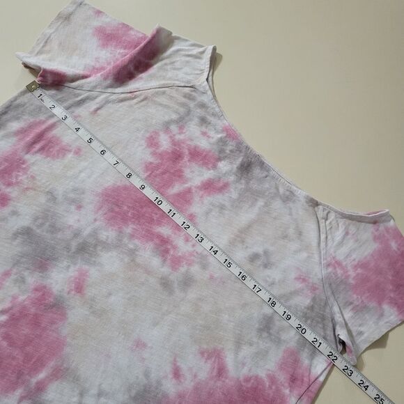 Torrid Women's Tie Dye Off-Shoulder Short Sleeve Pullover Top - Picture 7 of 14